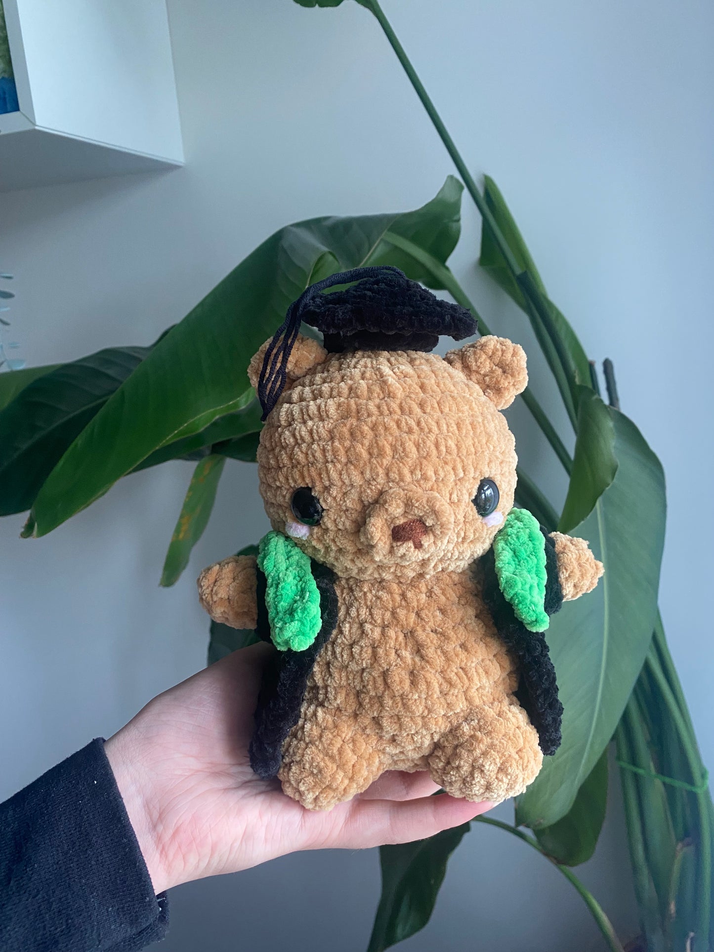 Crochet Graduation bear plushie
