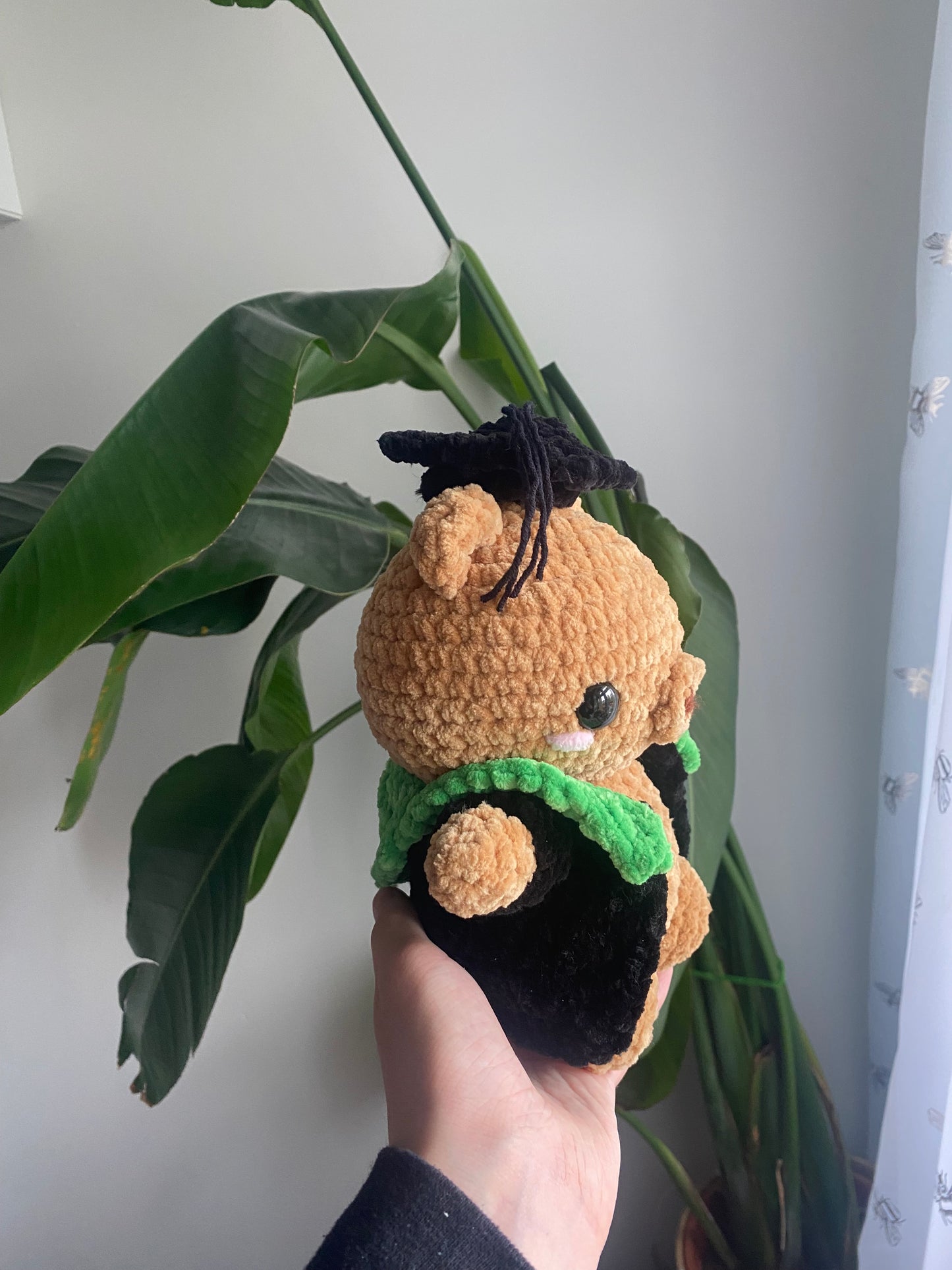 Crochet Graduation bear plushie