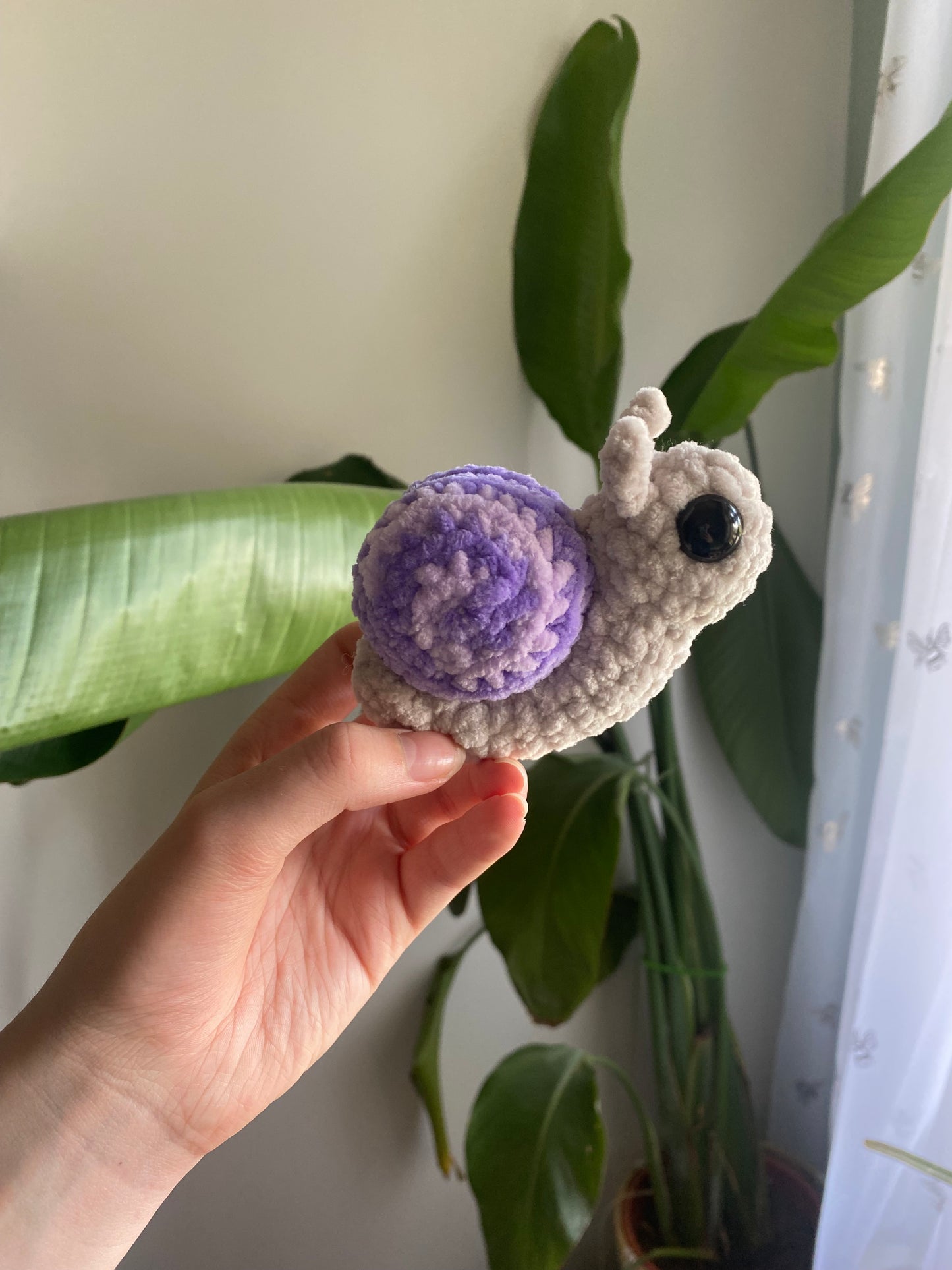 Crochet Snail Amigurumi Bugling Plushie