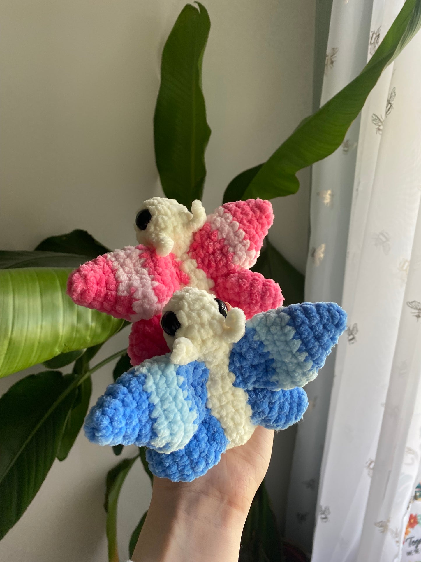 Crochet Moth/Butterfly Amigurumi Bugling Plushie