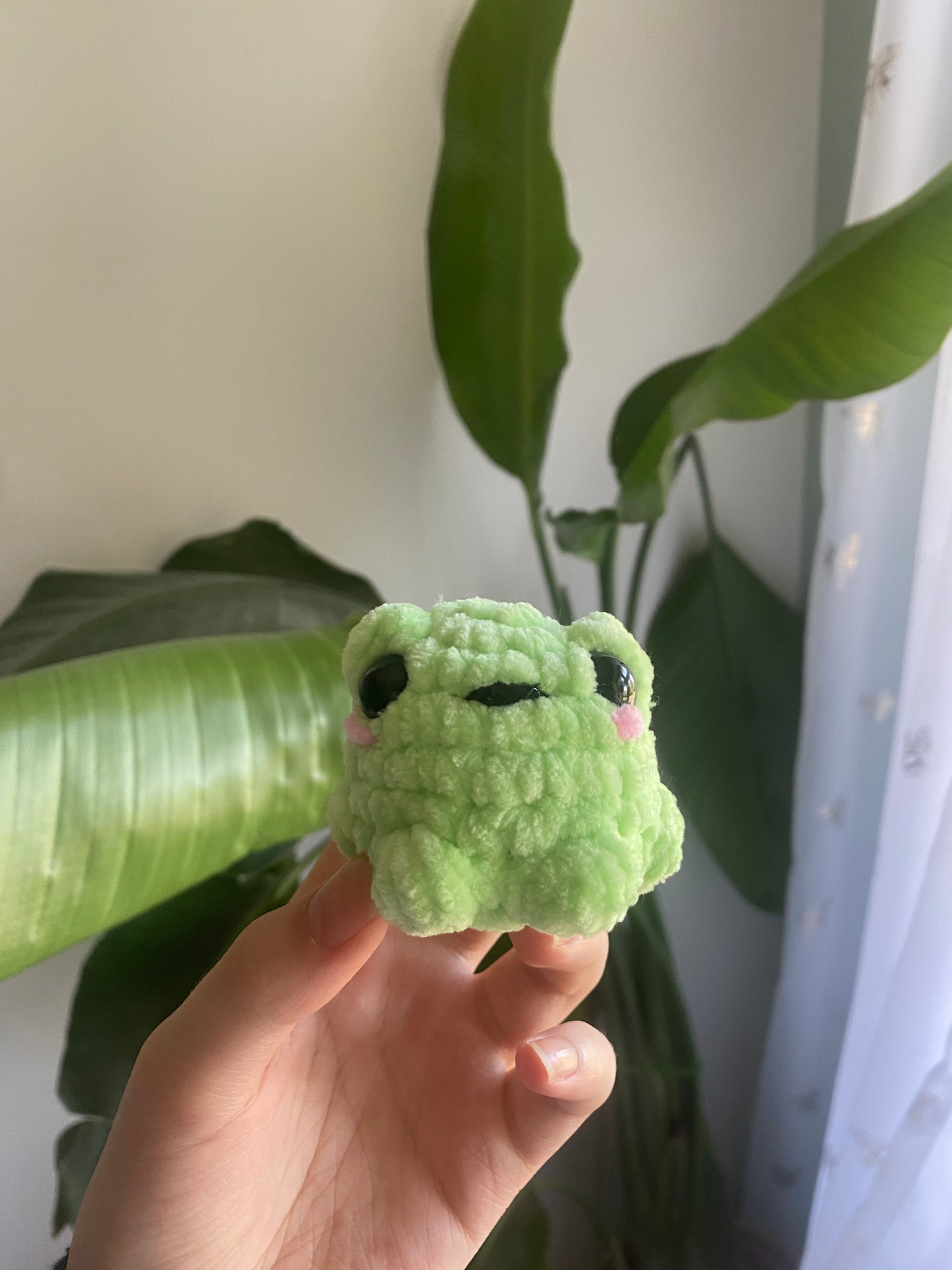 Crochet Mini Pocket Frog Amigurumi Plushie