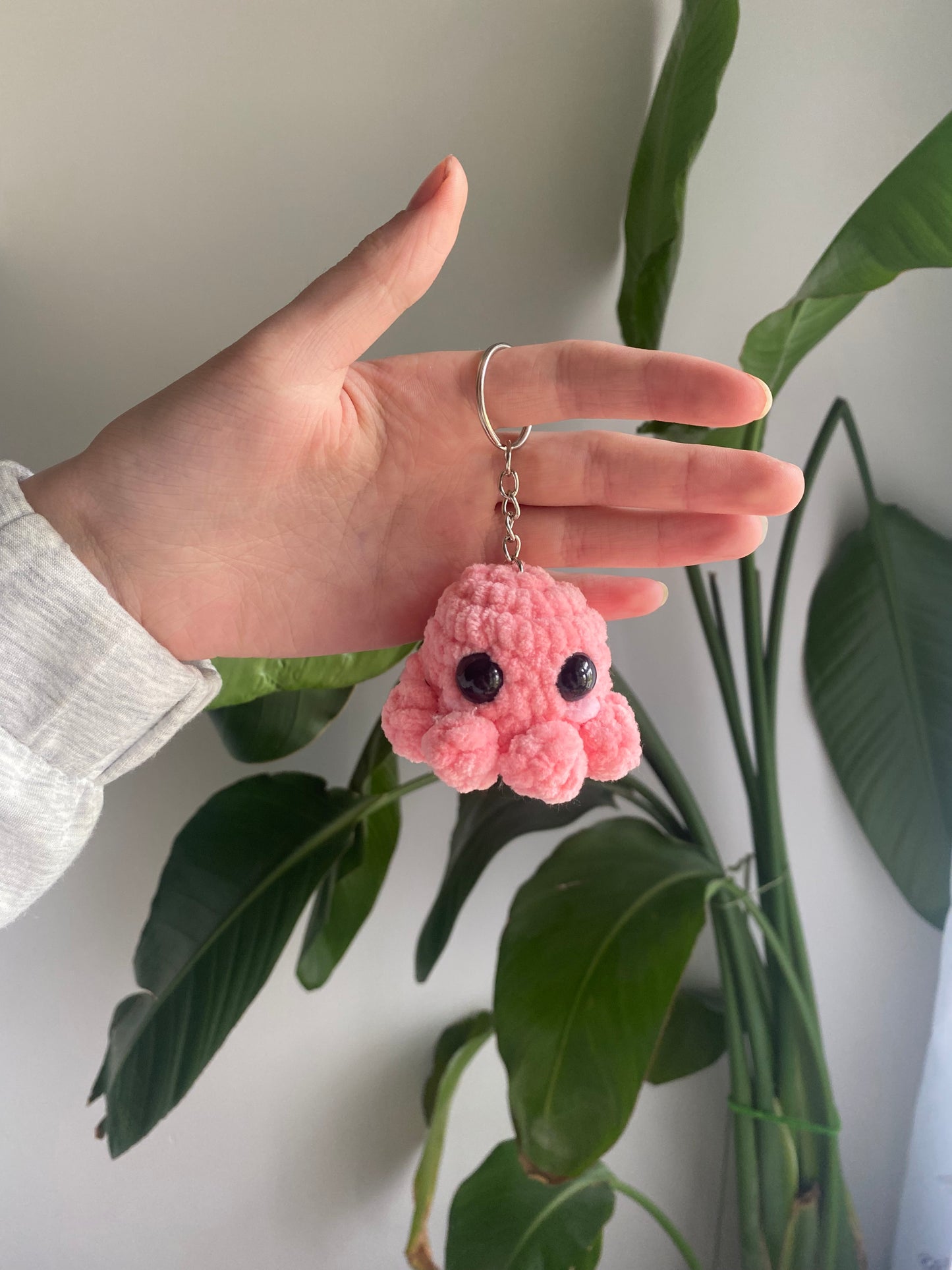 Crochet Mini Octopus Keychain Amigurumi Plushies