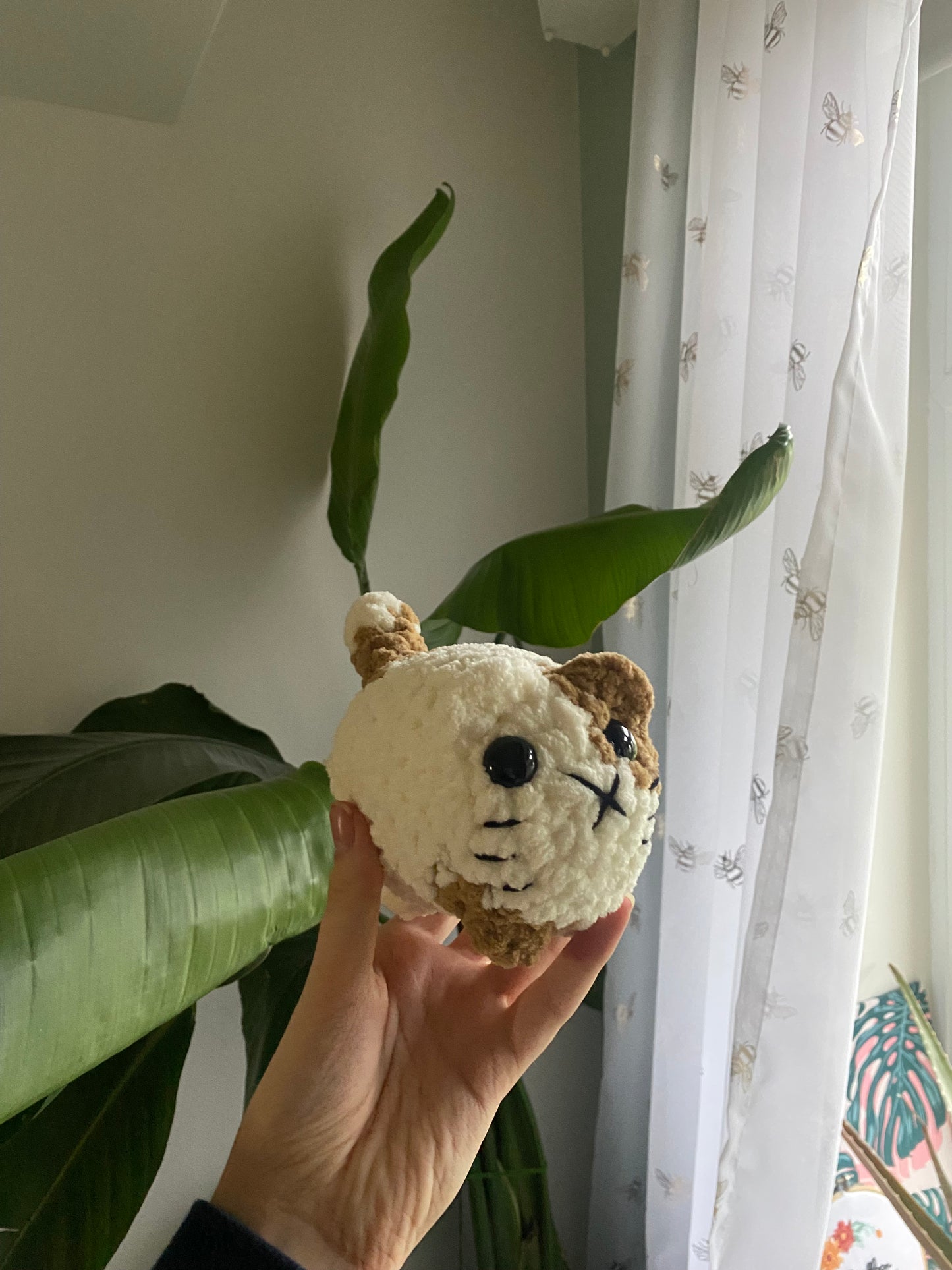 Crochet Amigurumi Loaf Cat Plushie (mini size)