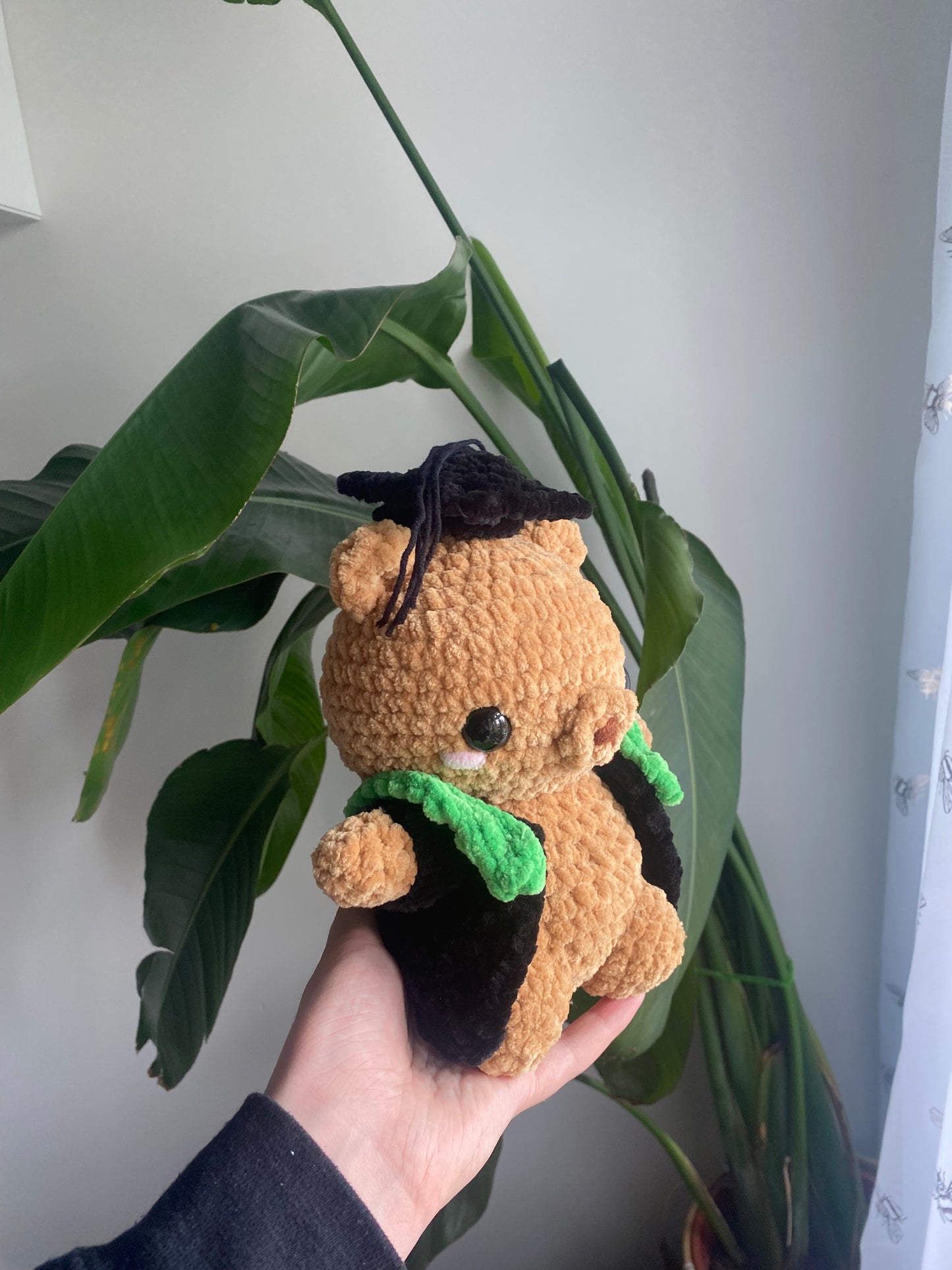 Crochet Graduation bear plushie