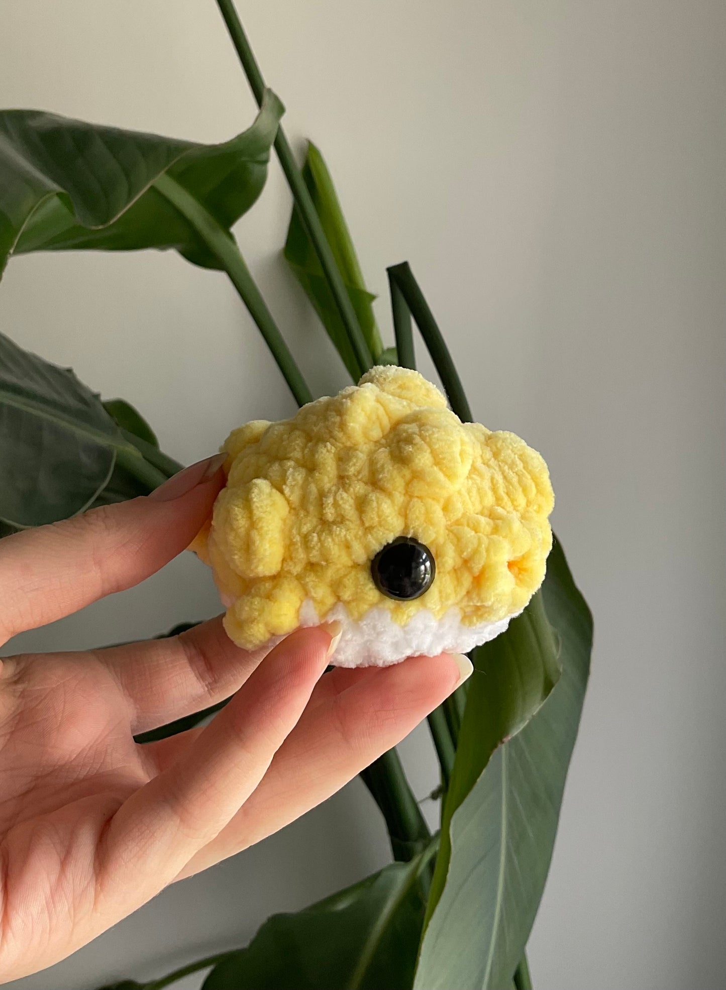 Crochet puffer fish Sea Creature Plushie