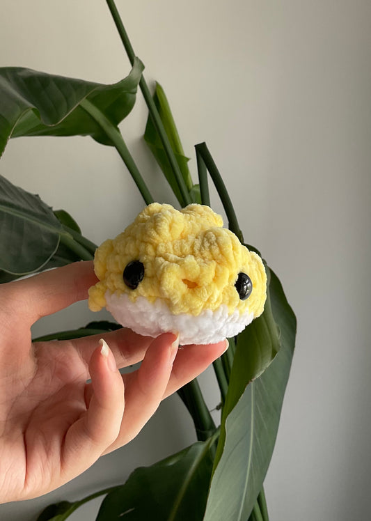 Crochet puffer fish Sea Creature Plushie