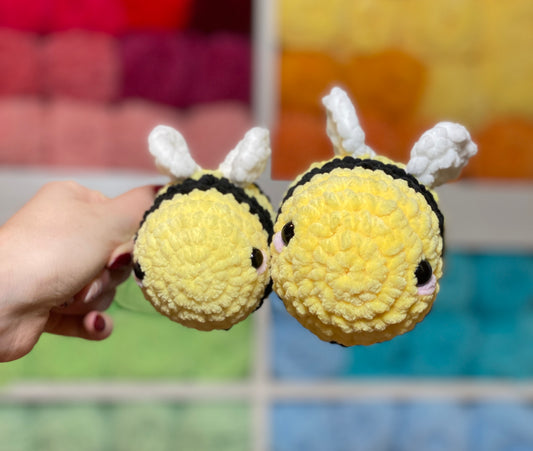 Bee Cute Crochet Plushie Stuffed Animal Toy Gift Amigurimi