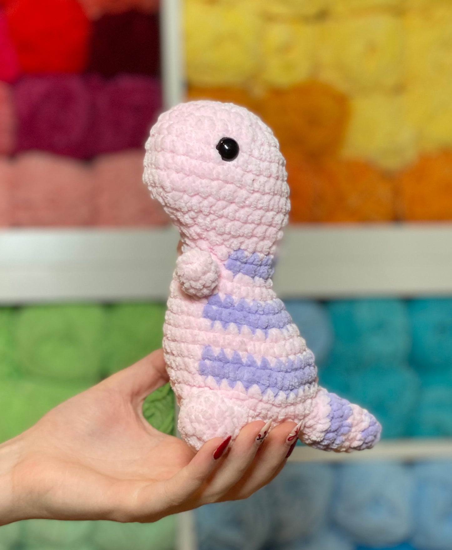 Dinosaur Cute Crochet Plushie Gift Toy Stuffed Animal Amigurimi Baby Dino Plush