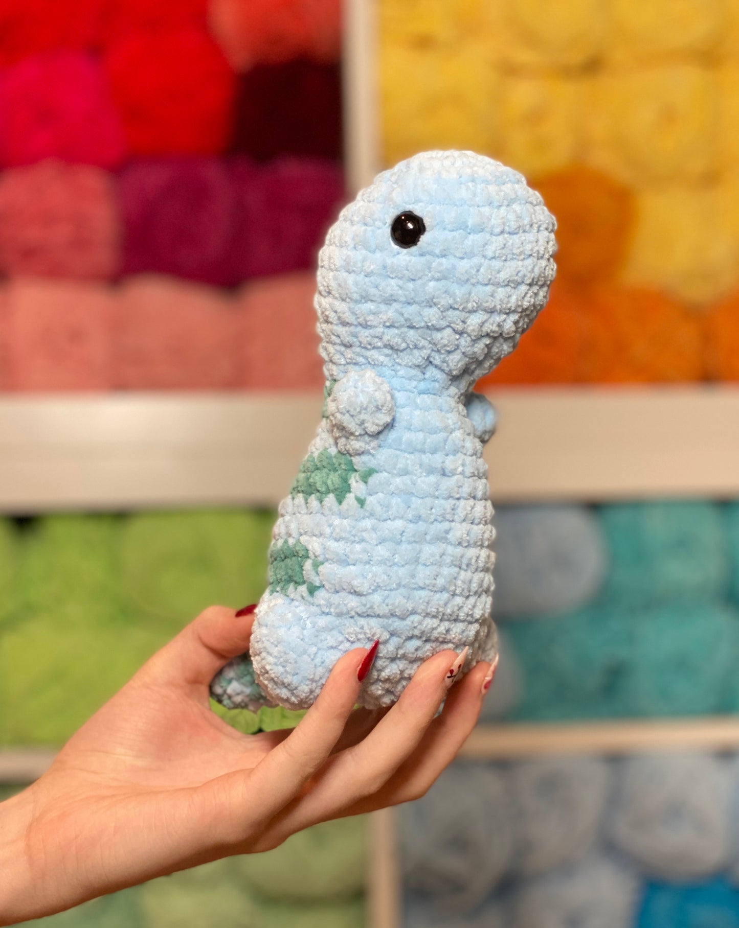 Dinosaur Cute Crochet Plushie Gift Toy Stuffed Animal Amigurimi Baby Dino Plush