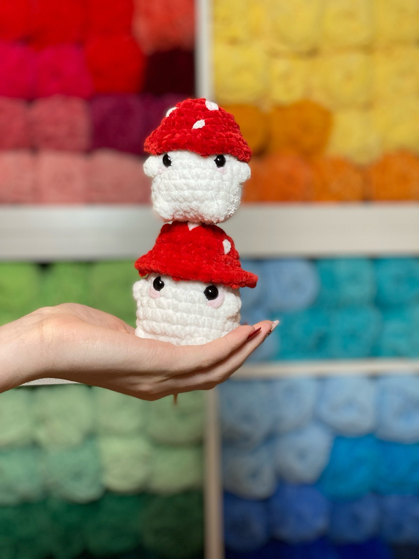 Mushroom Guy Cute Crochet Plushie Stuffed Toy Gift Mushie Boy