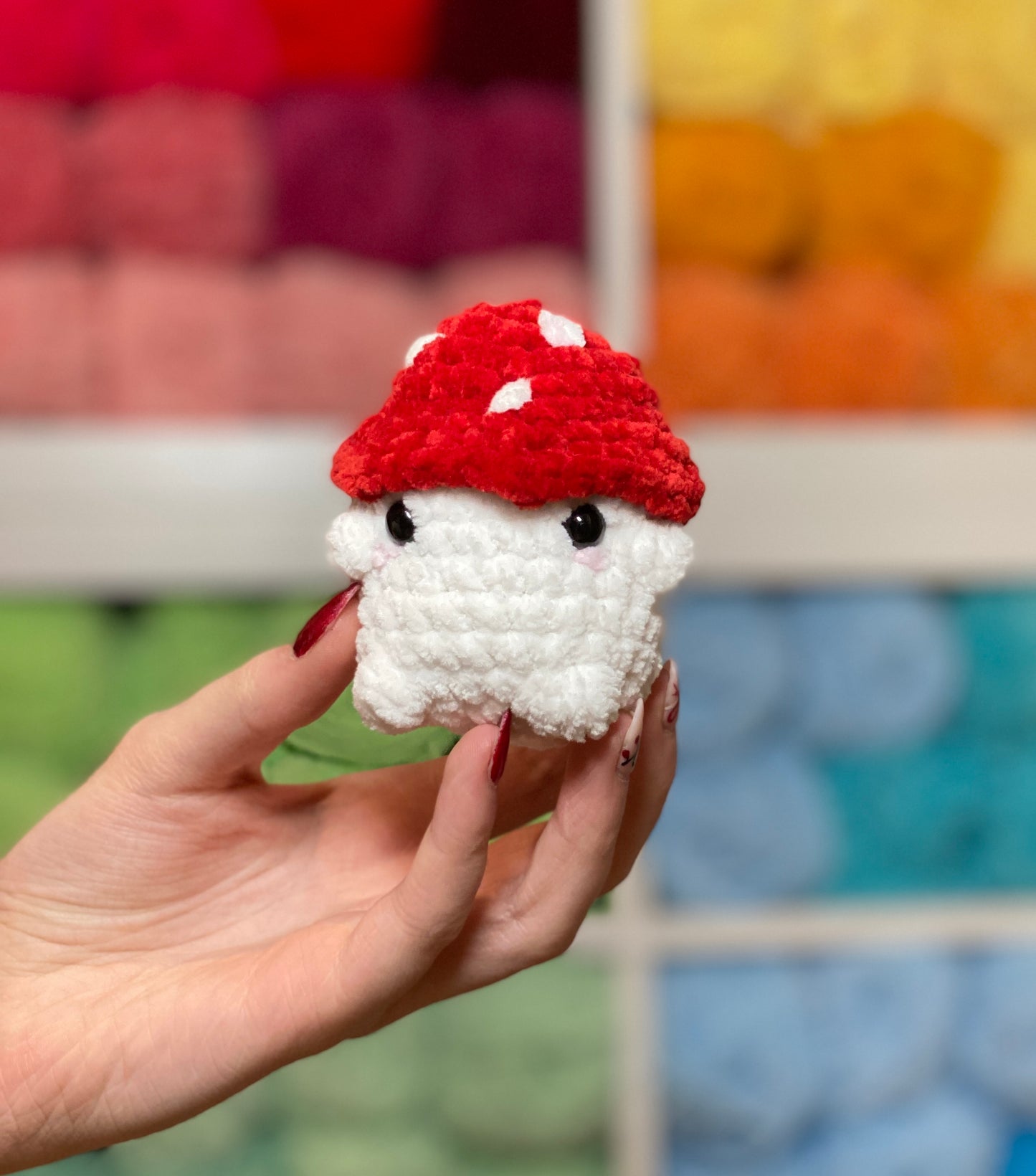 Mushroom Guy Cute Crochet Plushie Stuffed Toy Gift Mushie Boy