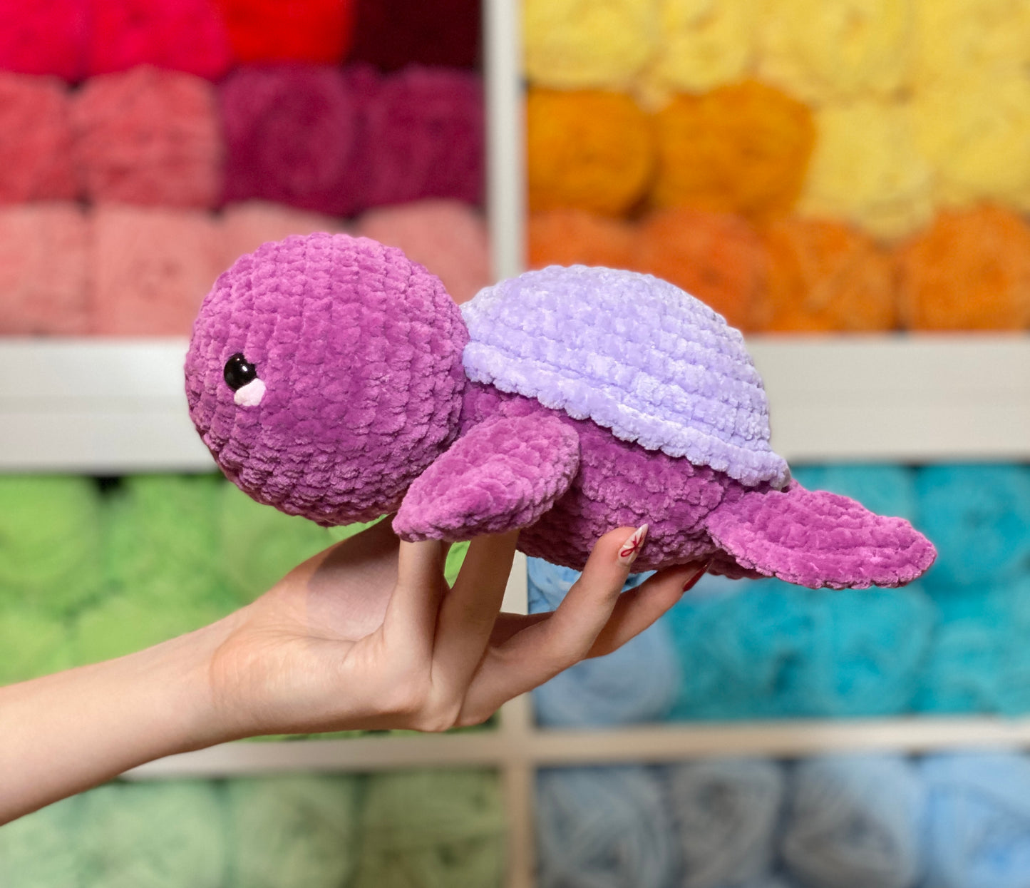 Sea Turtle Cute Crochet Plushie Stuffed Toy Gift Amigurimi Plush