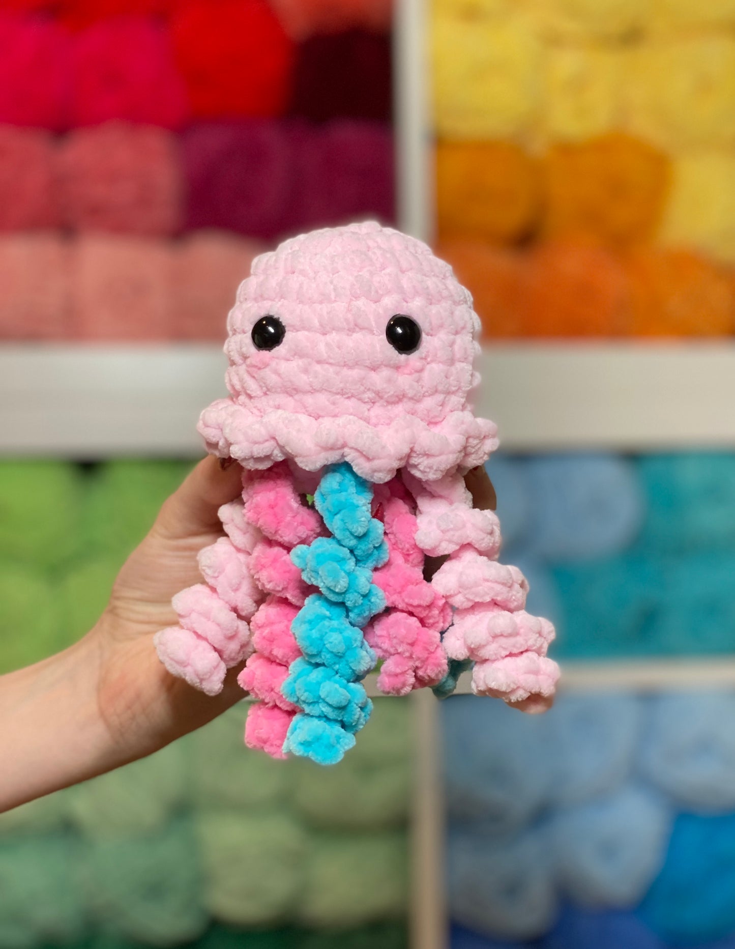 Jellyfish Handmade Crochet Plushie Gift