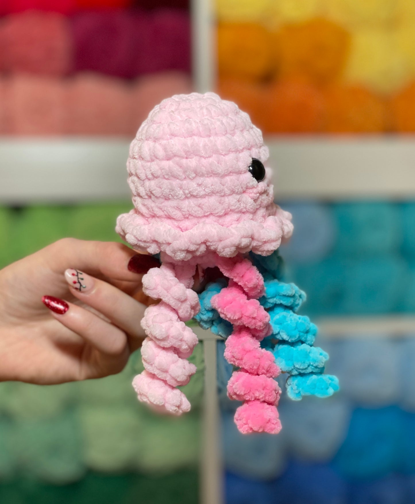 Jellyfish Handmade Crochet Plushie Gift