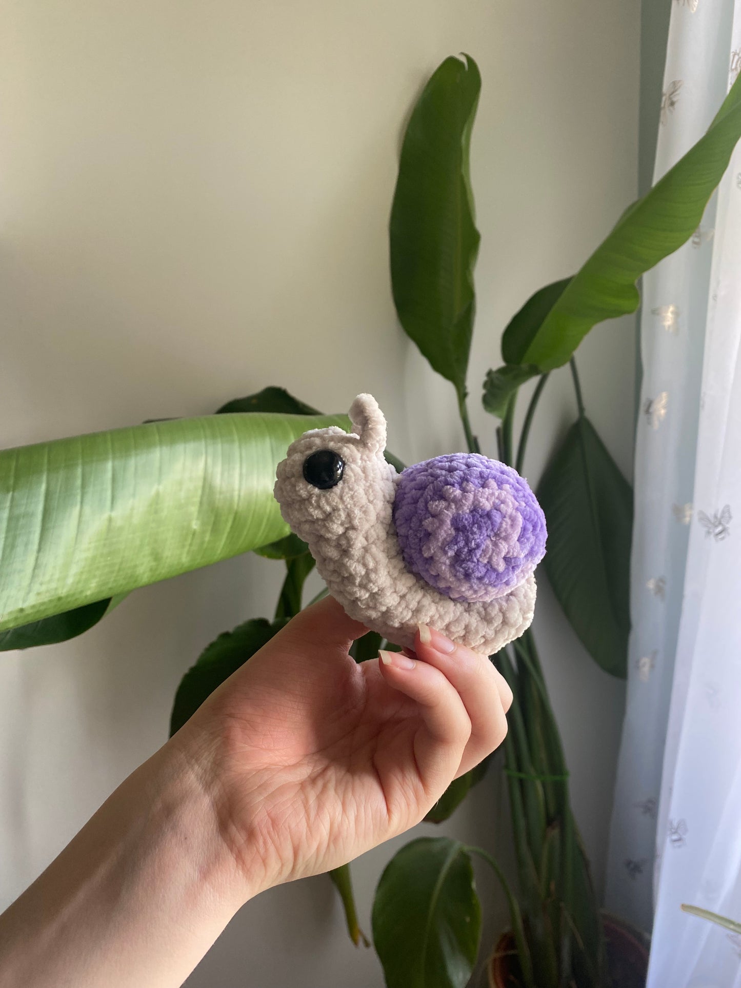 Crochet Snail Amigurumi Bugling Plushie