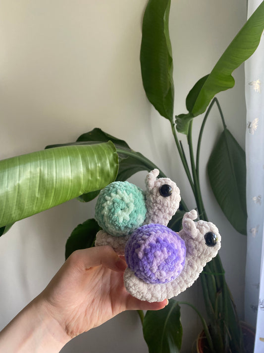 Crochet Snail Amigurumi Bugling Plushie