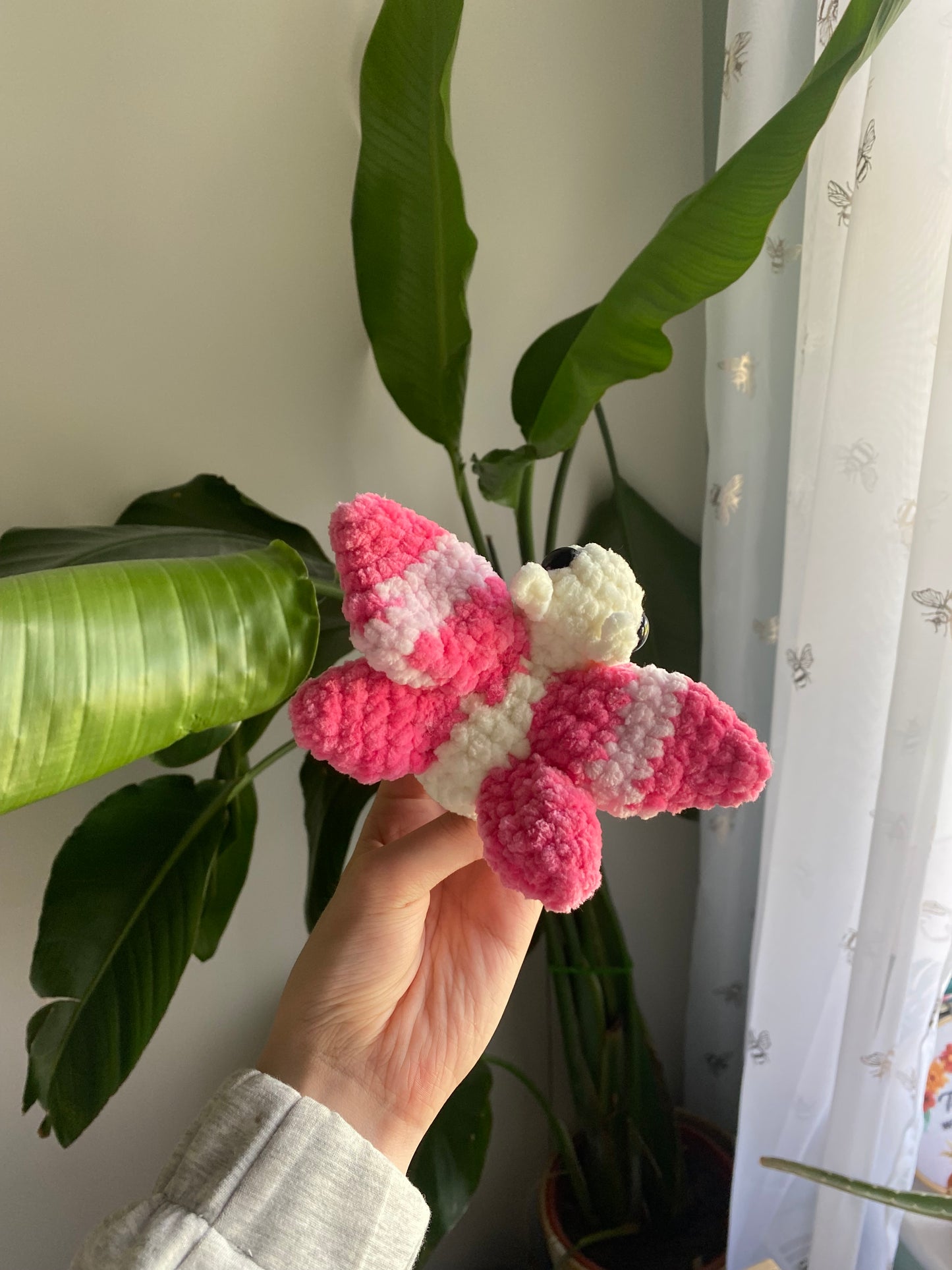 Crochet Moth/Butterfly Amigurumi Bugling Plushie