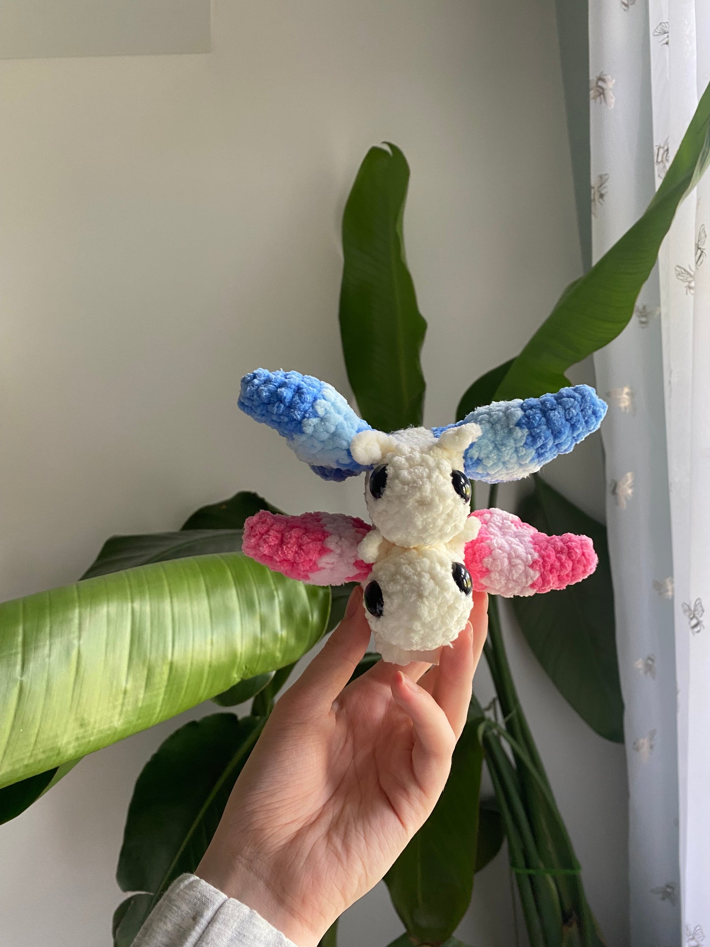Crochet Moth/Butterfly Amigurumi Bugling Plushie