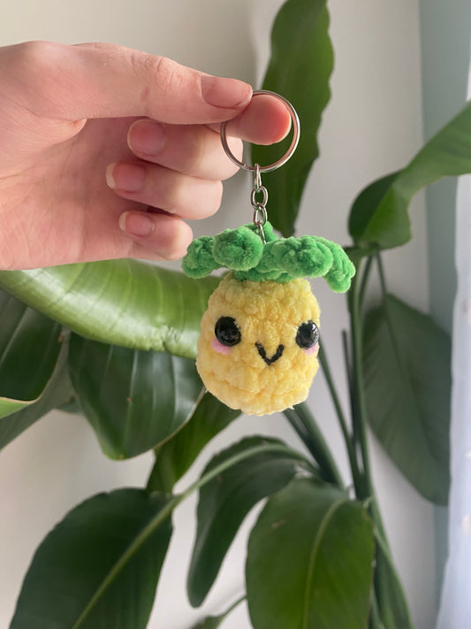 Crochet Pineapple Keychain