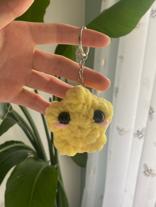 Crochet Star Keychain