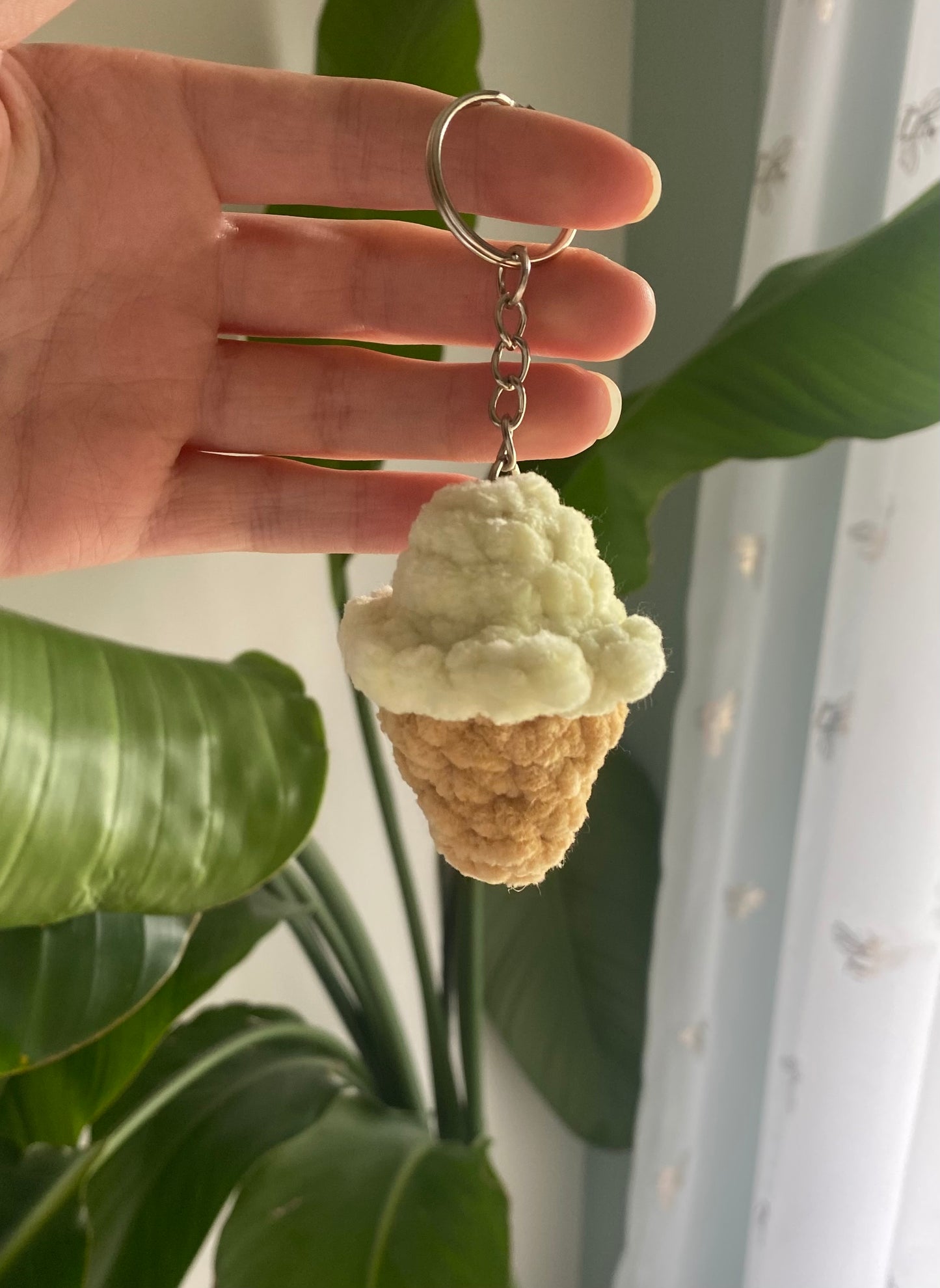 Crochet Ice Cream Key chain