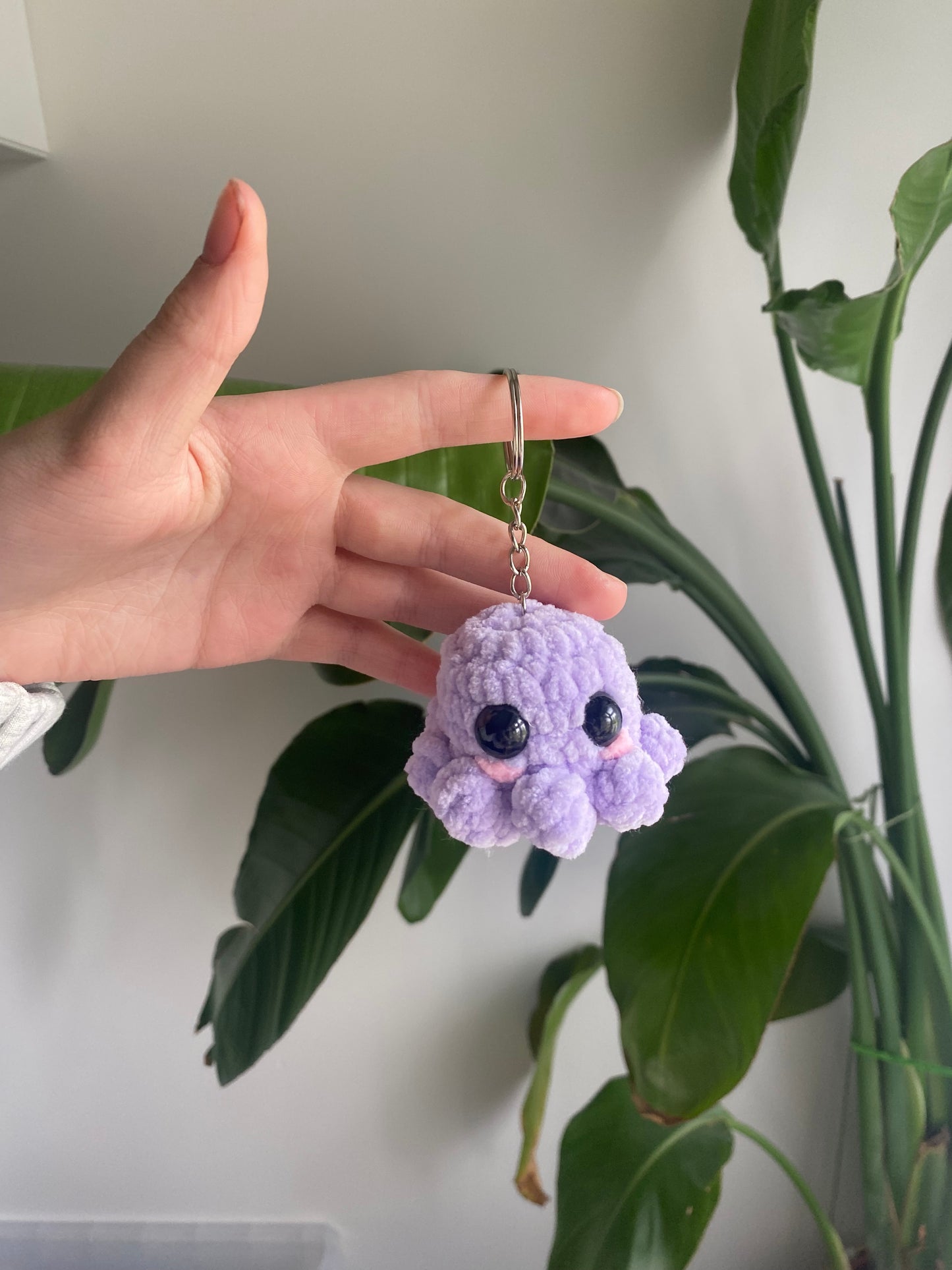 Crochet Mini Octopus Keychain Amigurumi Plushies