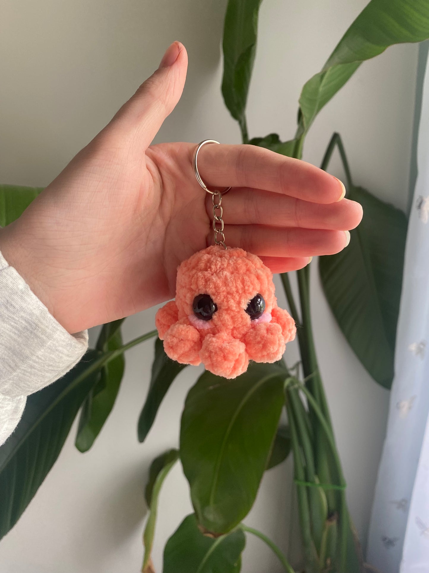 Crochet Mini Octopus Keychain Amigurumi Plushies
