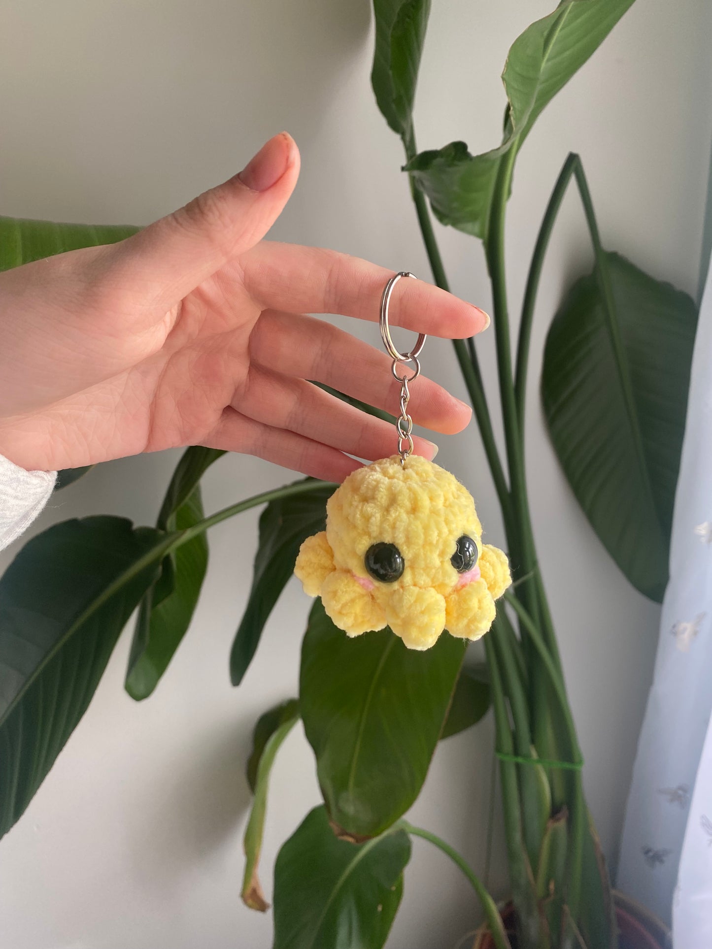 Crochet Mini Octopus Keychain Amigurumi Plushies