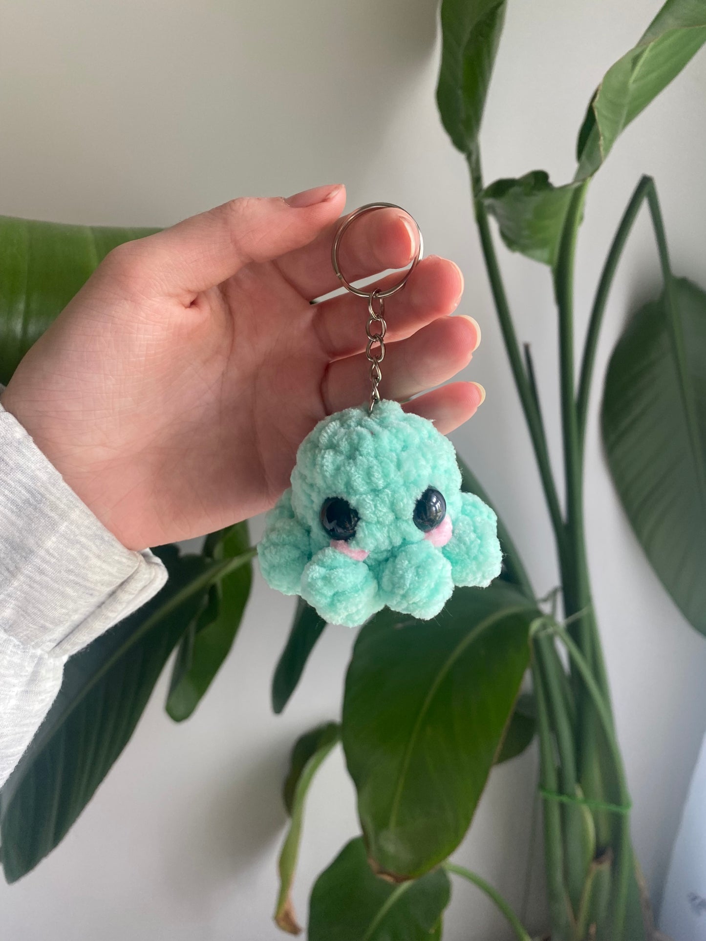 Crochet Mini Octopus Keychain Amigurumi Plushies