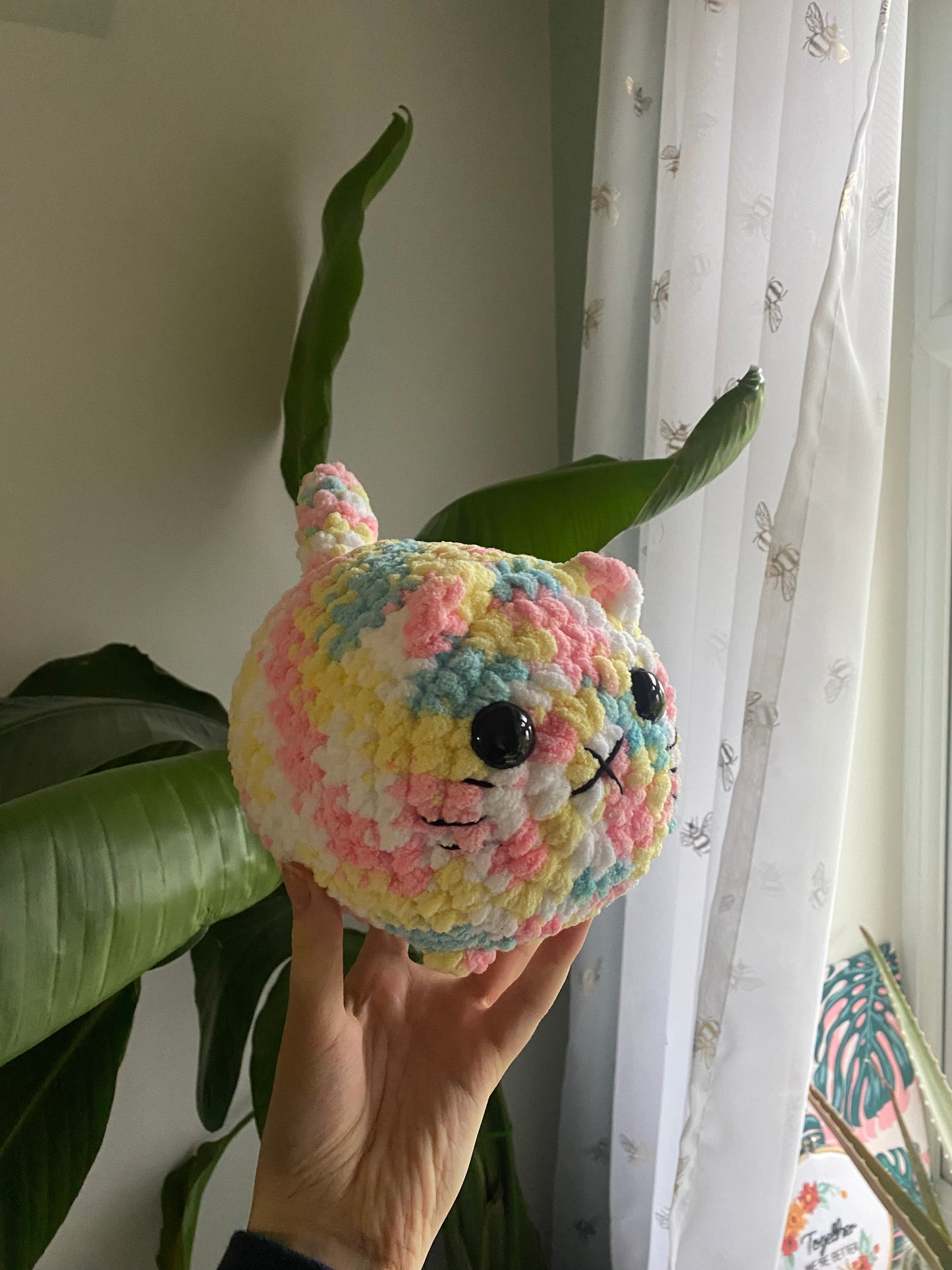 Crochet Amigurumi Loaf Cat Plushie (regular size)