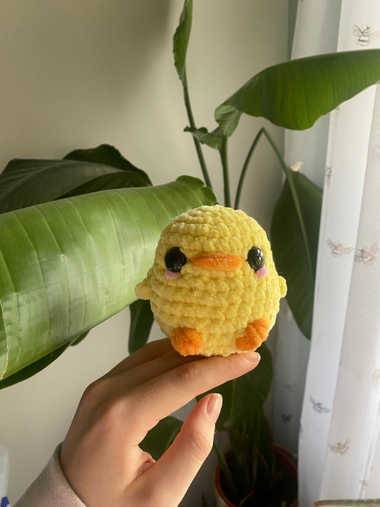 Crochet Chick/Yellow Duck Plushie